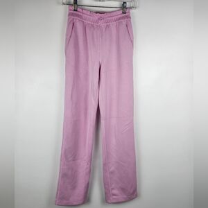 Lululemon Scuba Wide-Leg Mid-Rise Pant Size 2 Pink Mauve Drawstring